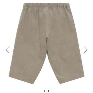 BONPOINT dandy velvet trousers taupe brown 18M